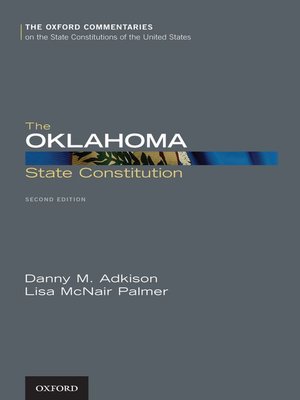 cover image of The Oklahoma State Constitution
